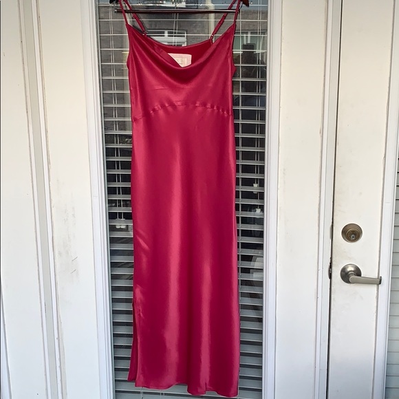 anthropologie slip dress
